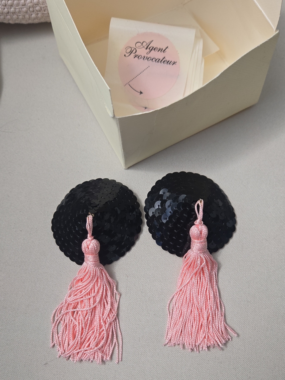 Agent Provocateur Pink Nipple Tassles With 7 Pairs Of Stickers